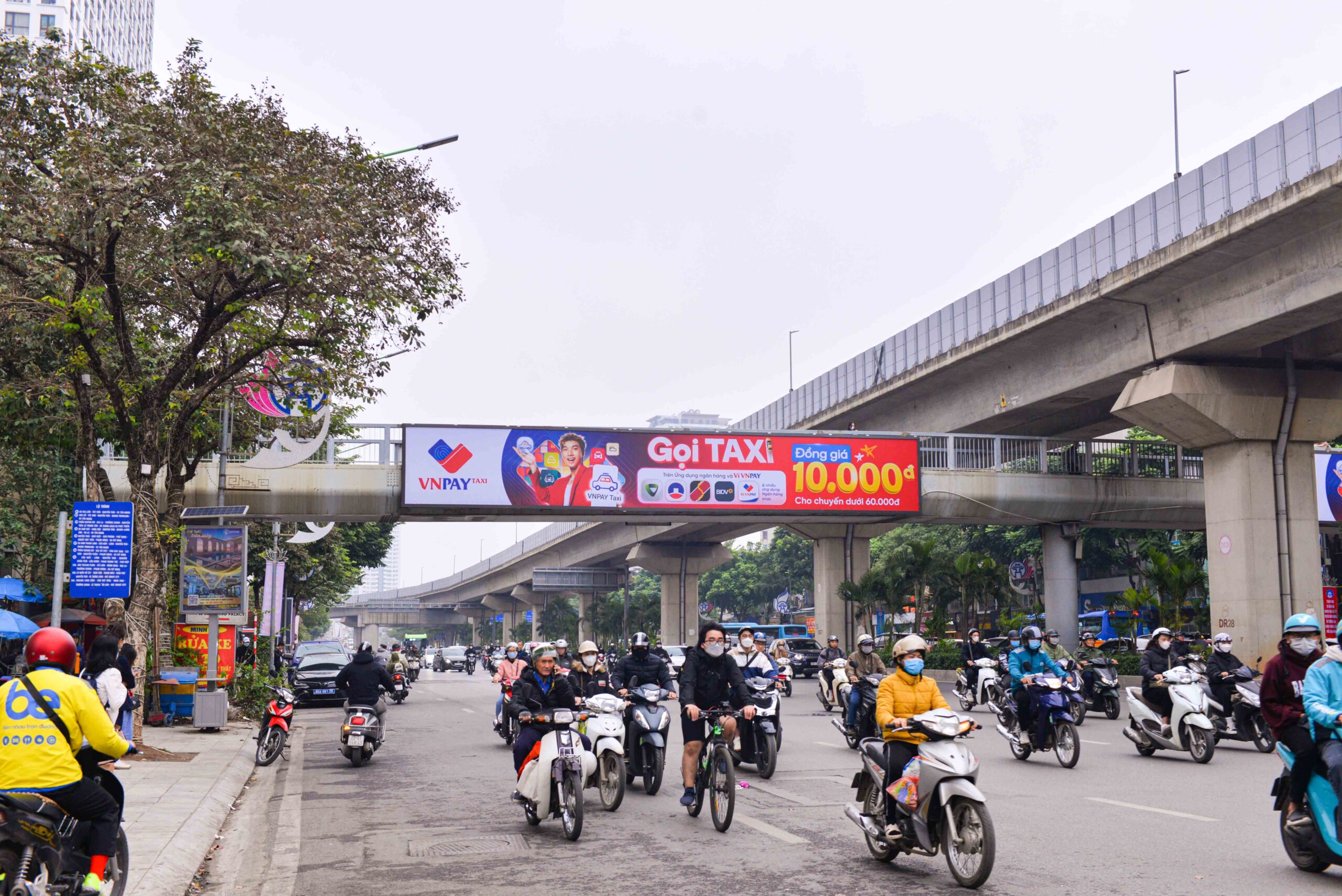 Ảnh xa hướng nhìn từ Nguyễn Trãi đi Tây Sơn (NC)