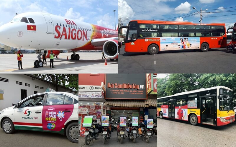 Quảng cáo trên các phương tiện tại Đà Nẵng