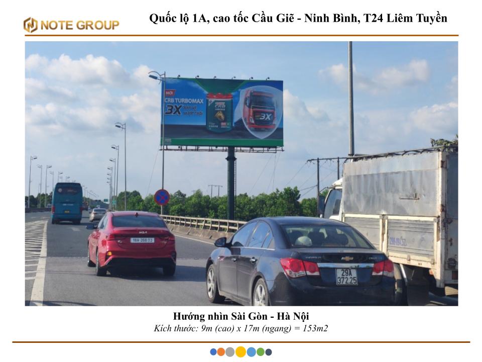 Billboard Trạm thu phí Liêm Tuyền, Cao tốc Pháp Vân – Cầu Giẽ