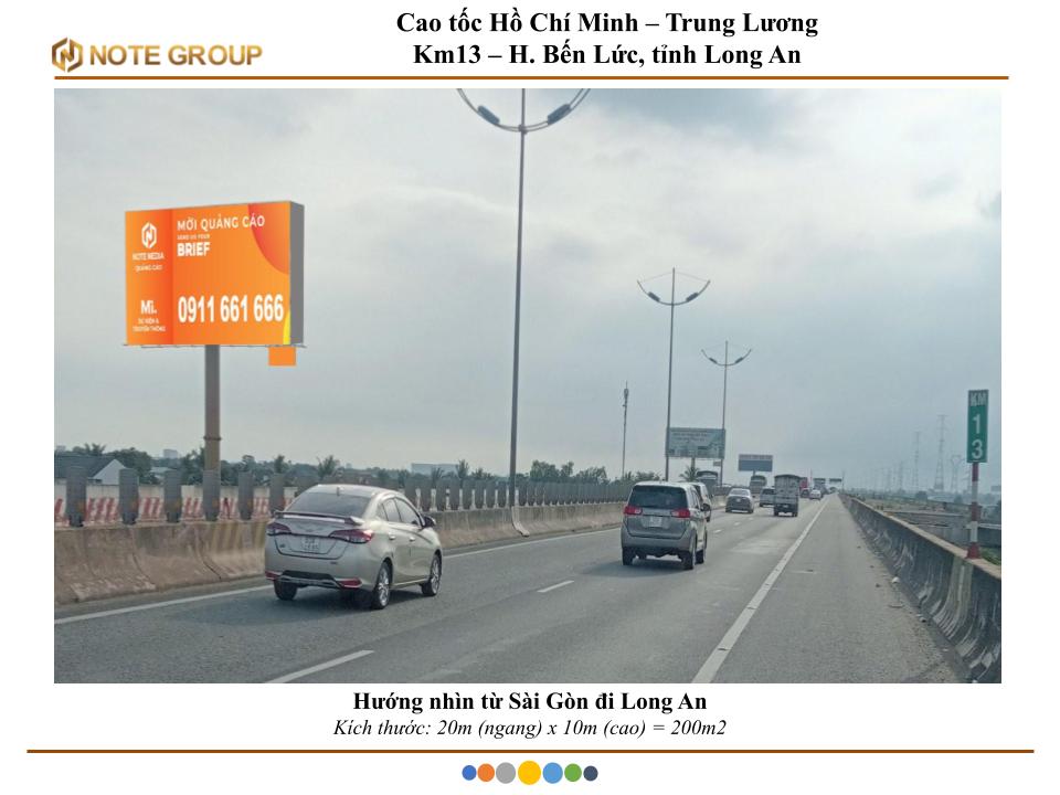 Billboard Km13 Cao tốc Hồ Chí Minh – Trung Lương