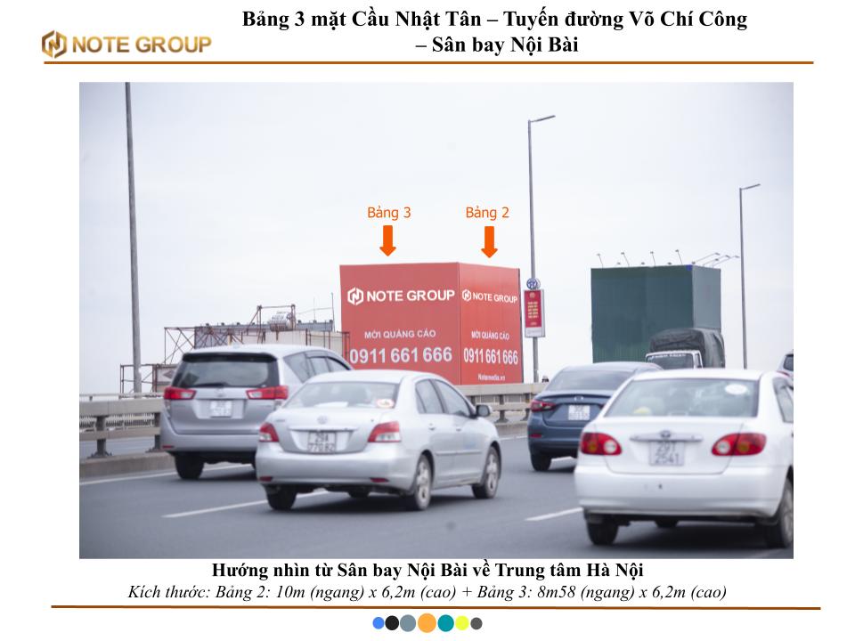 Billboard 3 mặt Cầu Nhật Tân