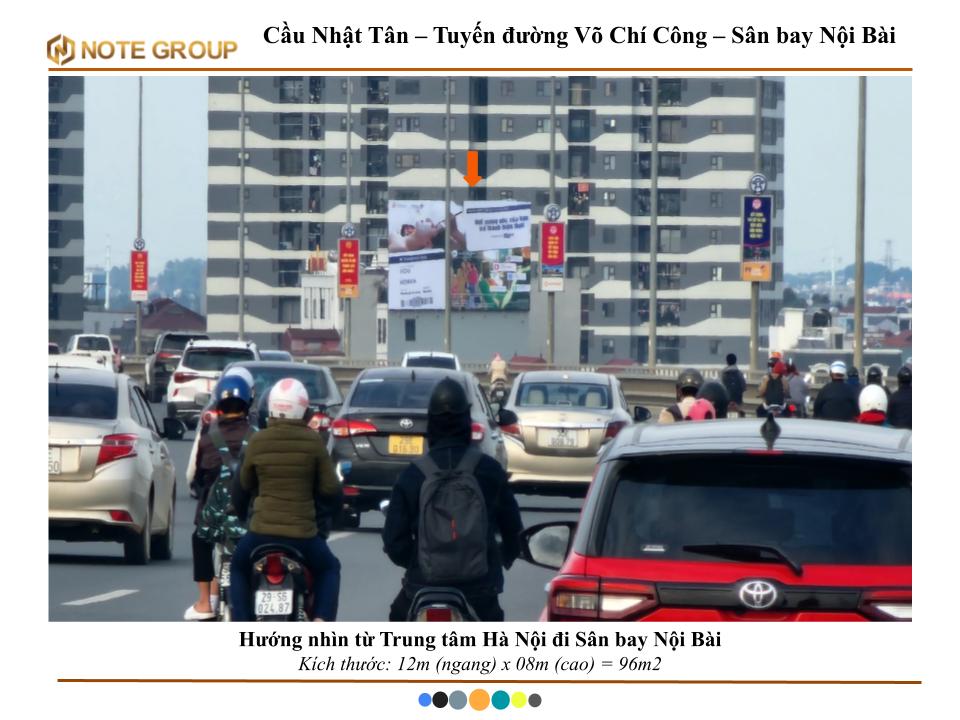 Billboard 1 mặt Cầu Nhật Tân