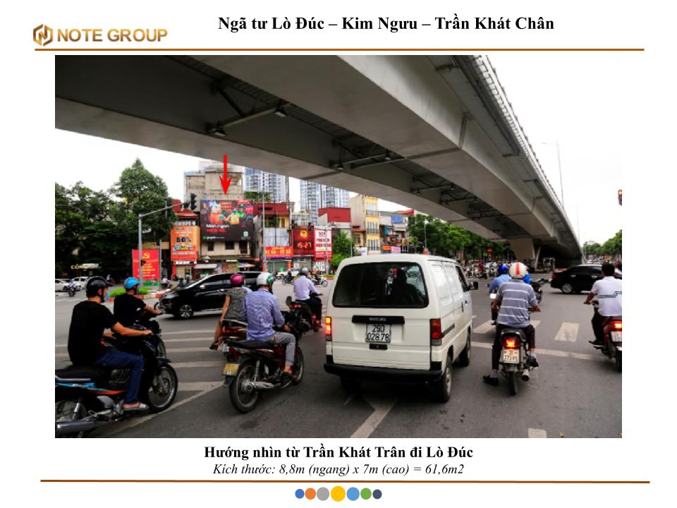 Billboard Ngã tư Lò Đúc – Kim Ngưu – Trần Khát Chân