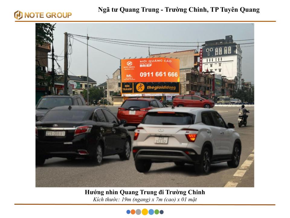 Billboard Ngã tư Quang Trung – Trường Chinh, TP Tuyên Quang
