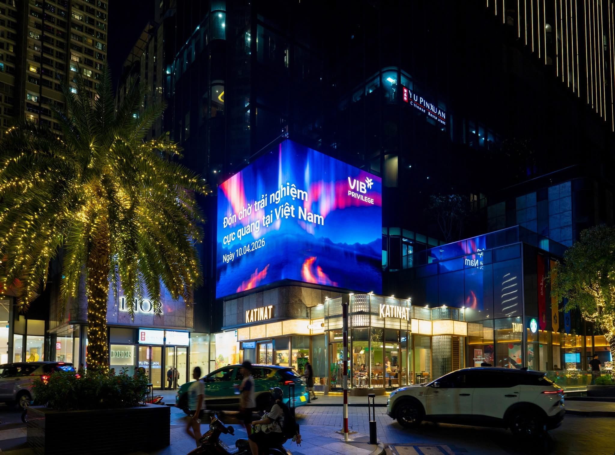 DẤU ẤN CỰC QUANG VIB Privilege RỰC RỠ TRÊN NHỮNG MÀN LED BIỂU TƯỢNG
