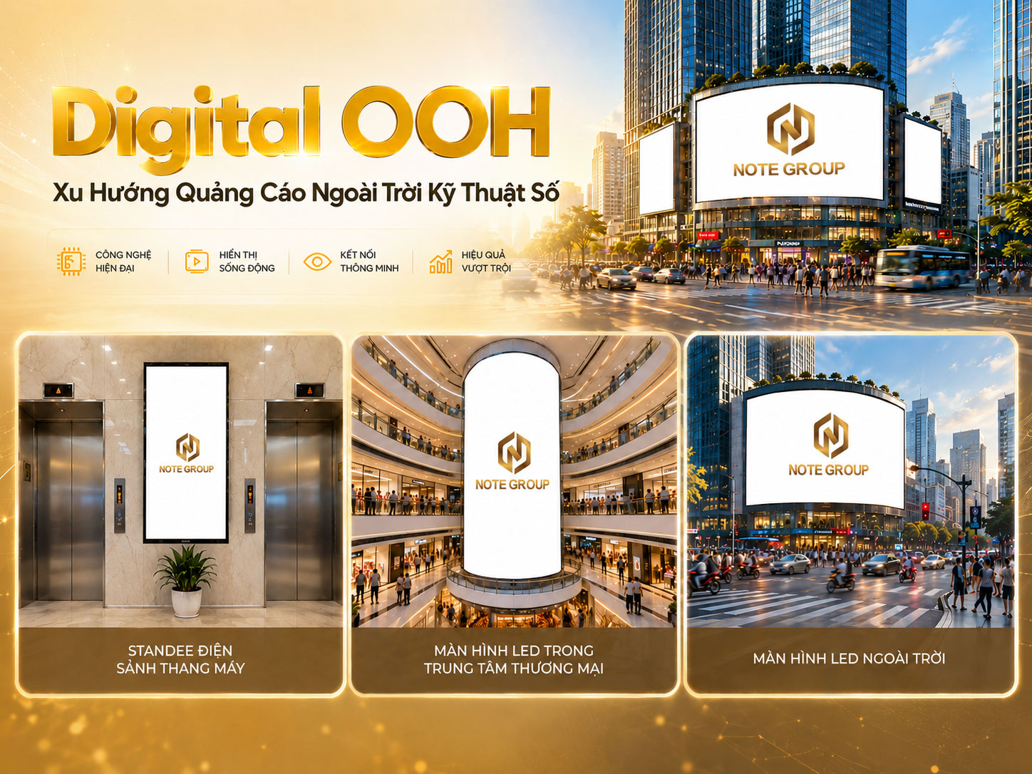 Digital OOH – Xu hướng quảng cáo ngoài trời kỹ thuật số